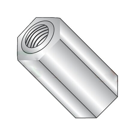 Newport Fasteners Hex Standoff, #4-40 Thrd Sz, 9/16 in L, Aluminum Plain, 1/4" Hex W, 1000 PK 284099